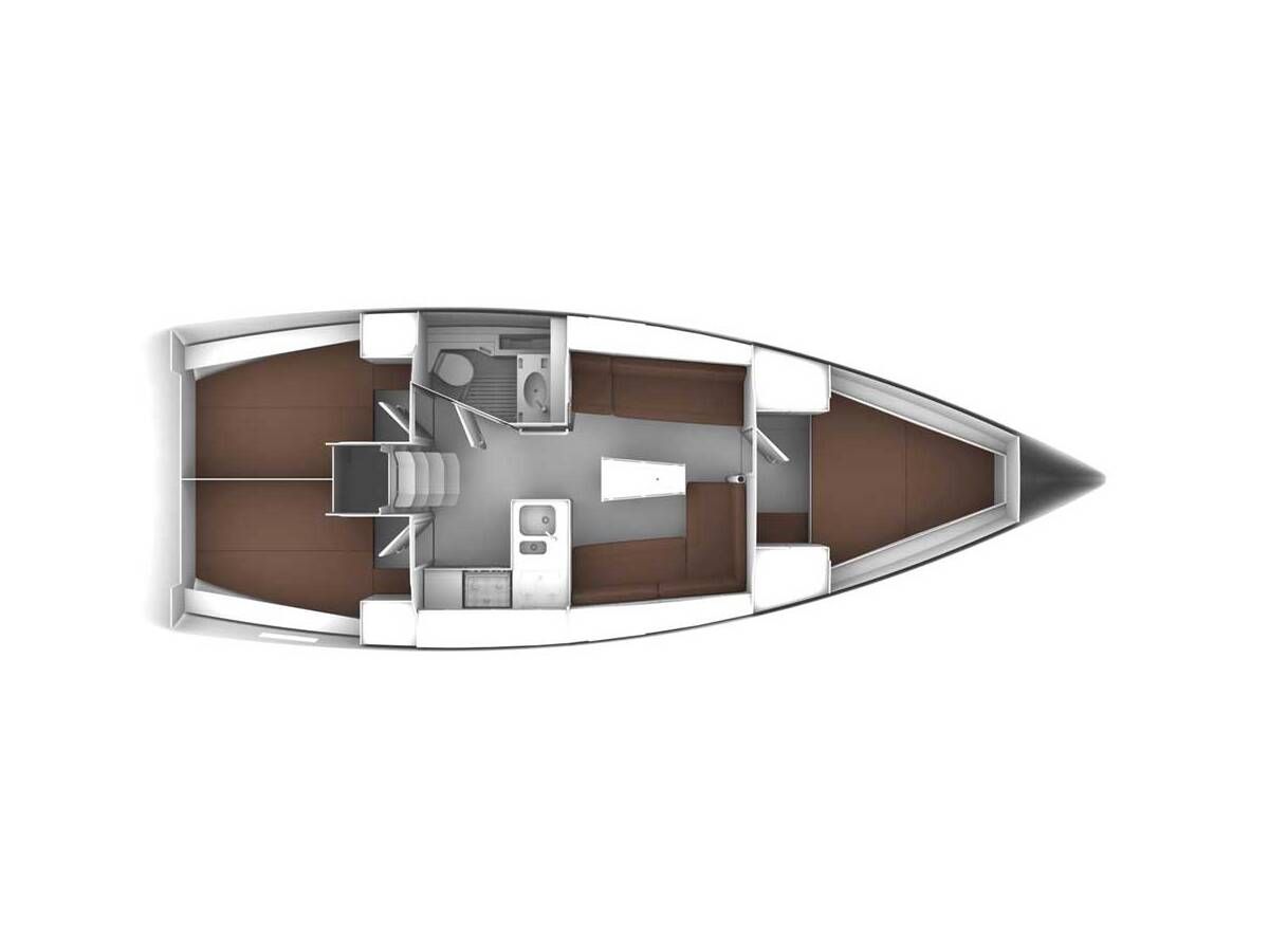 Интерьер Bavaria Cruiser 37