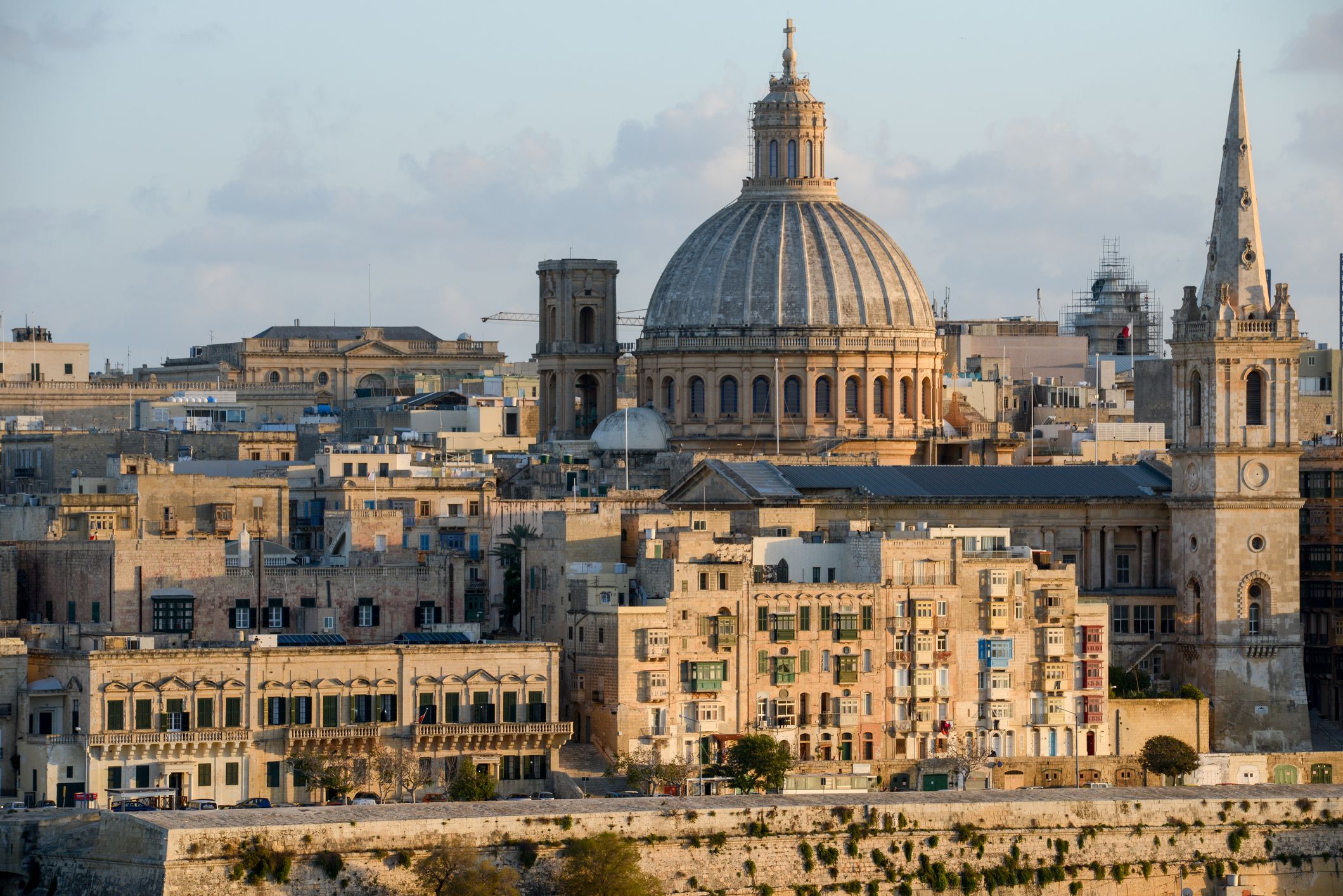 View of Valletta, the capital city of Malta