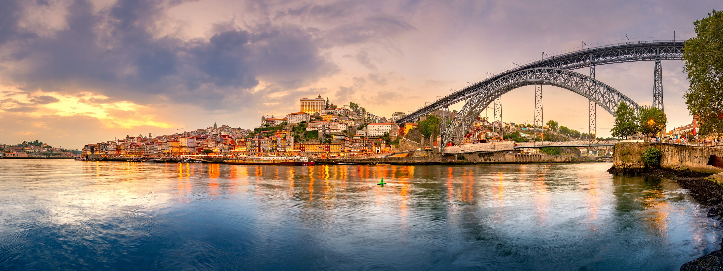 Most Dom Luís I in staro mesto Porto