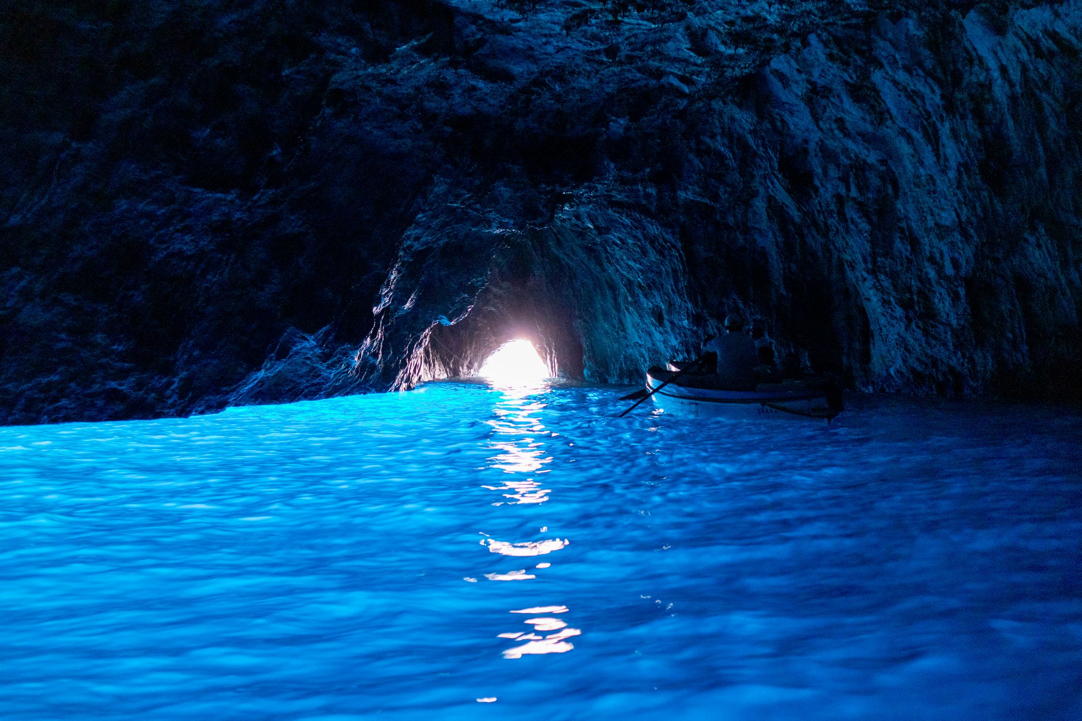 Blue Grotto cave in Capri