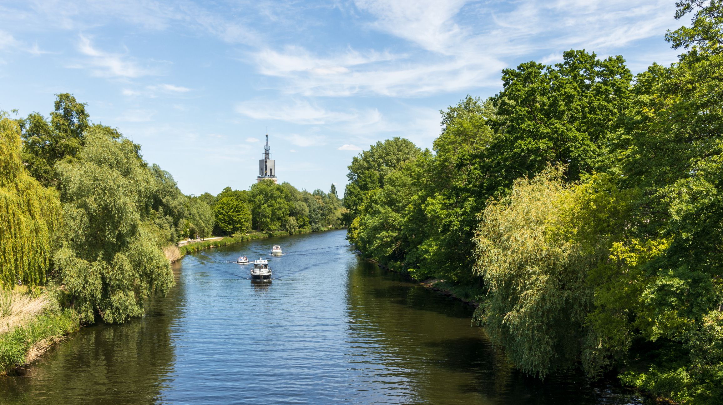 View of the Havel river in Potsdam