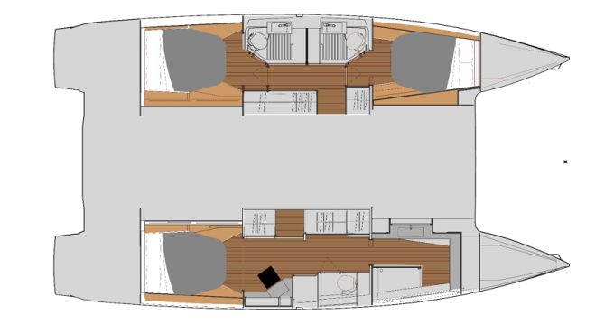 maestro fountaine pajot 42 layout