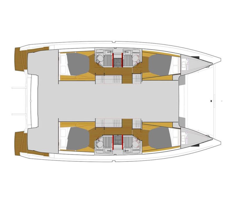 fountaine pajot astrea 42 layout