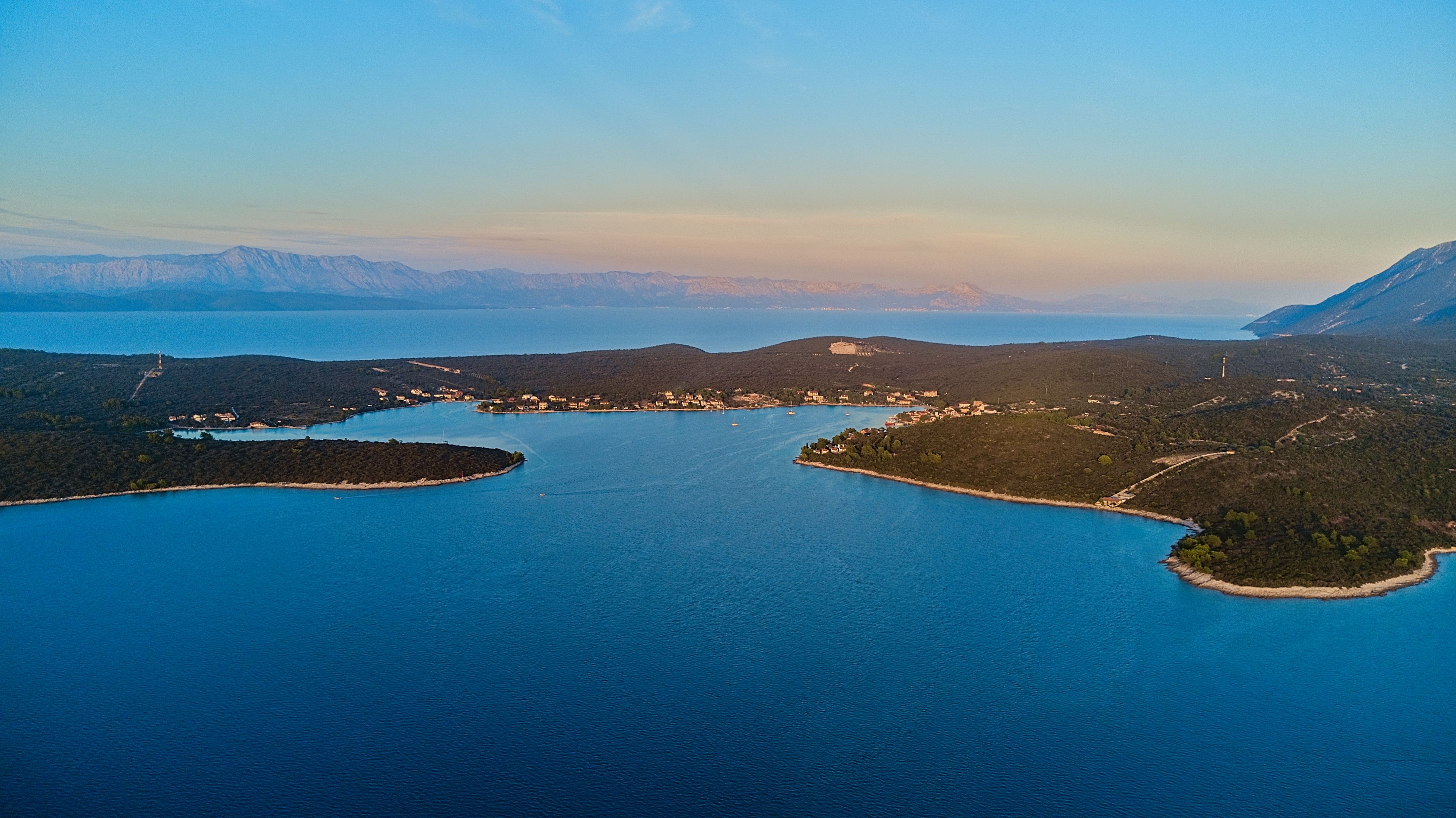 Loviste Croatia, Pljesac. Top view.