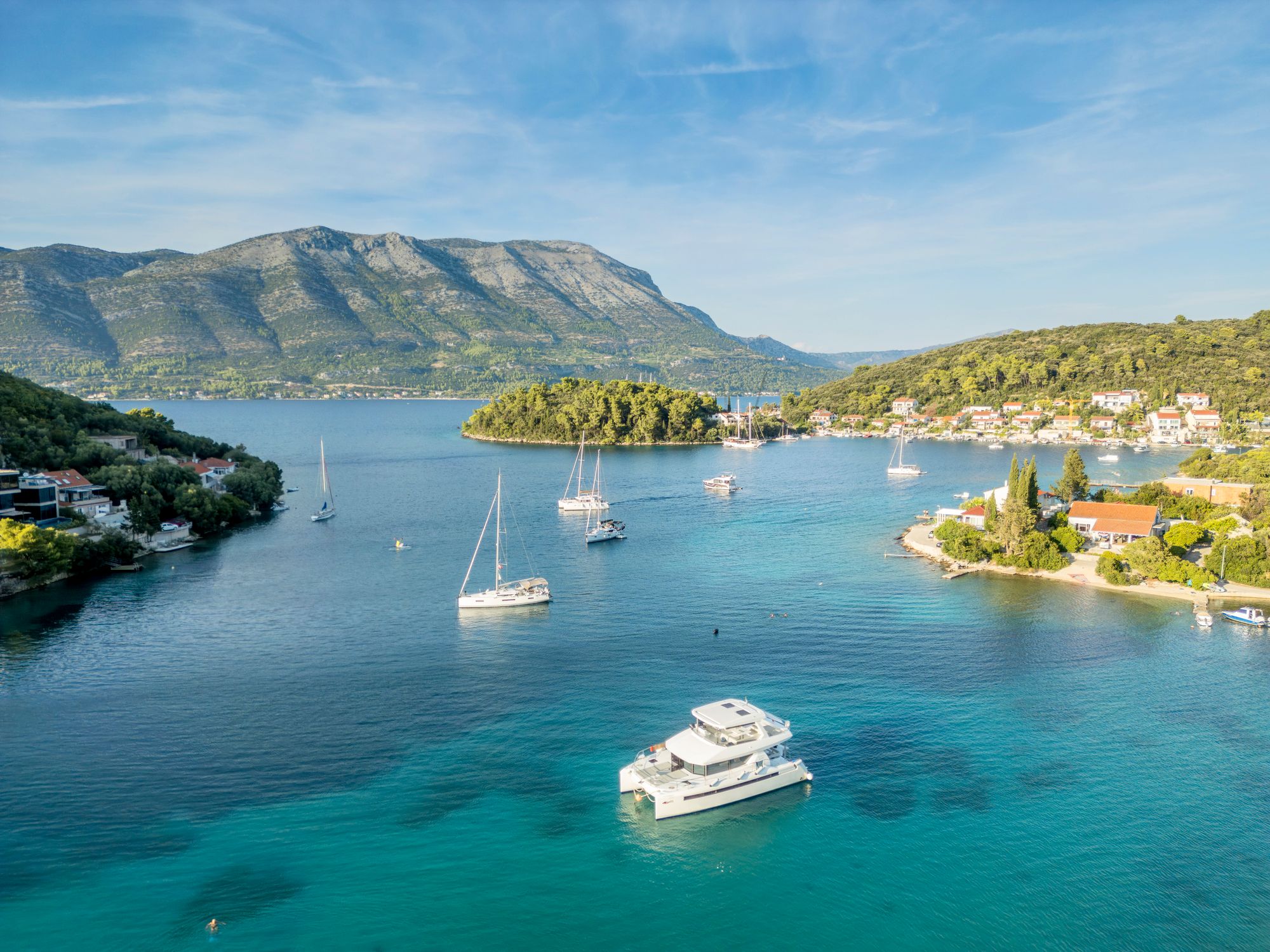 Village of Zrnovo in the island of Korcula