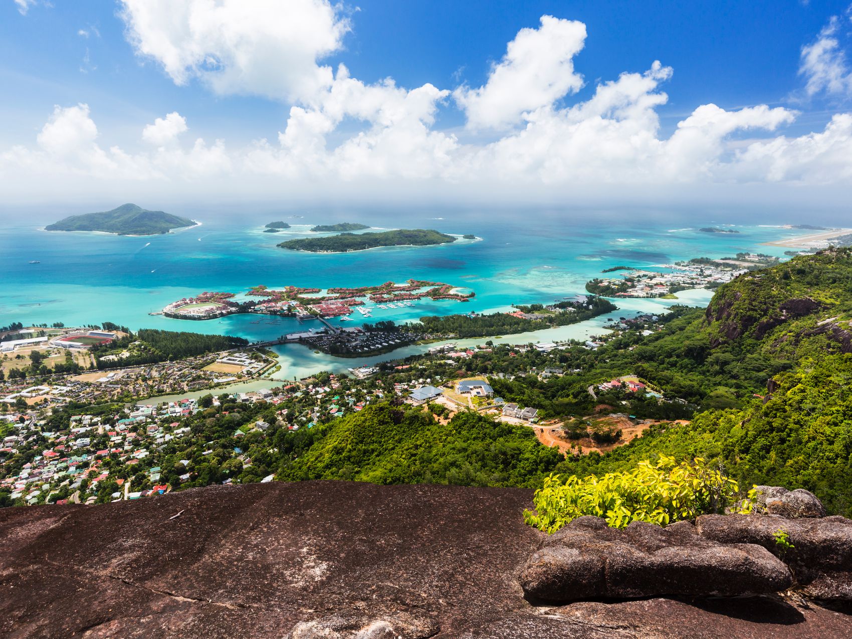 Tropisch strand Anse Source d'Argent, La Digue Seychellen