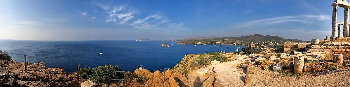 View from the Temple of Poseidon on Cape Sounion