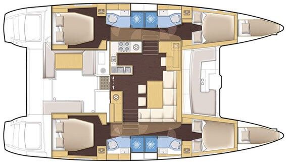 Lagoon 450 F | Hydra 8