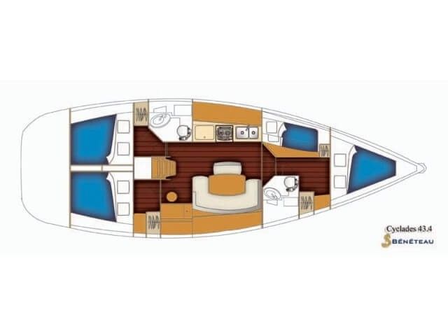 Beneteau Cyclades 43.4 | George's