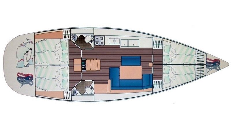 Jeanneau Sun Odyssey 44i | Night and Day