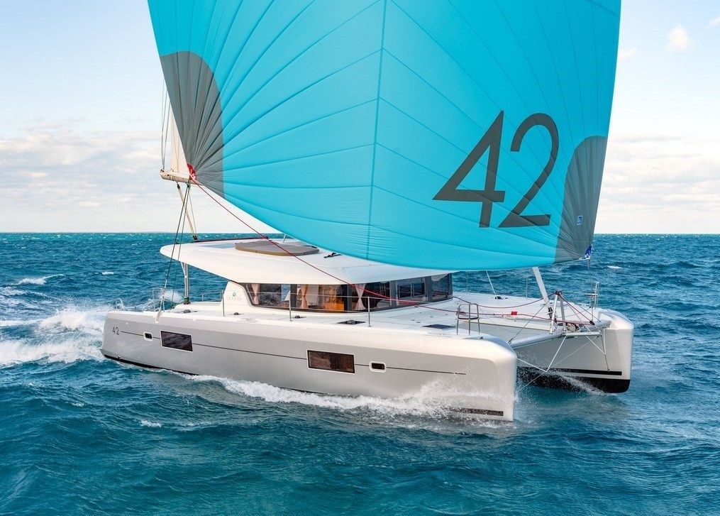 Catamaran Lagoon 42 Zil Seashell 2 for rent Seychelles Boataround