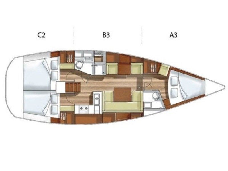 Hanse 400 | Flyer of Lorne