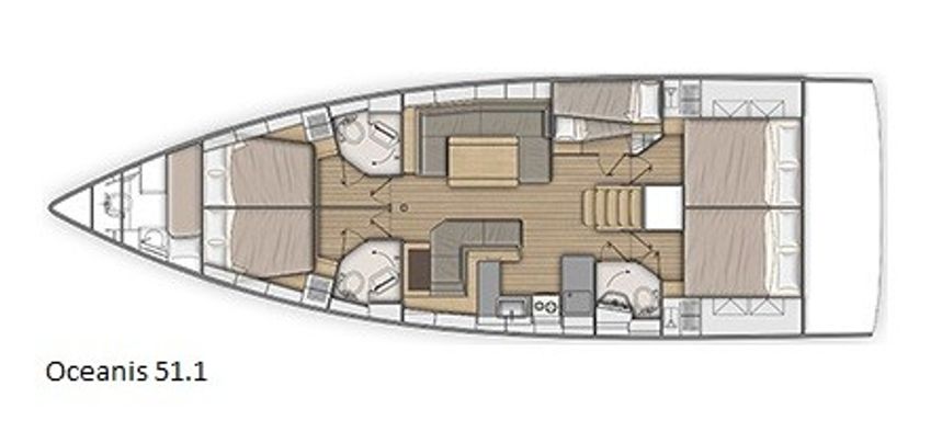 Beneteau Oceanis 51.1 | One Piece