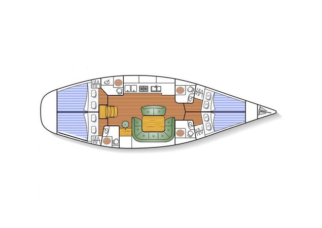Jeanneau Sun Odyssey 49 | Azul