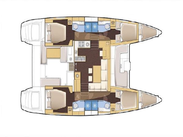 Lagoon 450 F | Red Twin 2