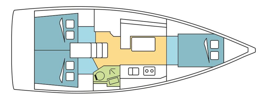 Beneteau Oceanis 38 | Delfino