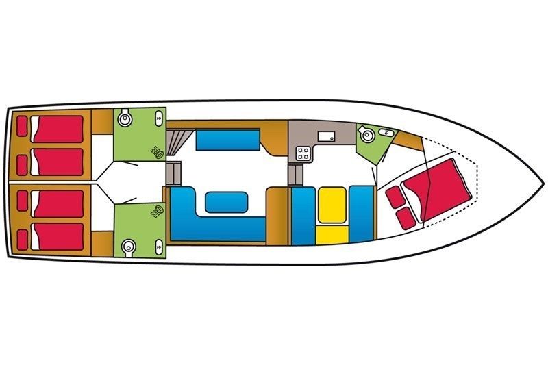Jachtwerf Gijs van der Valk Valkkruiser 1350 | Blueflower