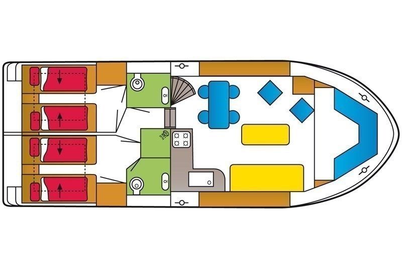 De Drait Safari Houseboat 1050 | Sunshine