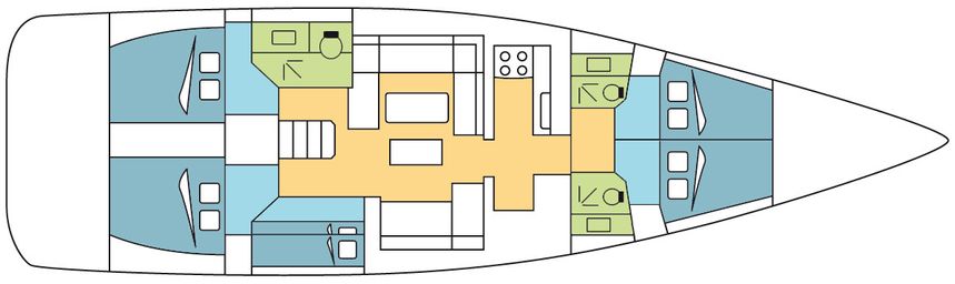 Dufour 520 GL | Caruso