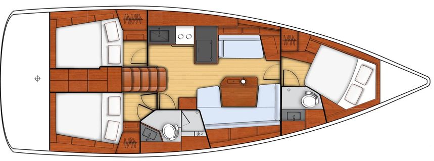Beneteau Oceanis 41.1 | Diamanti 2
