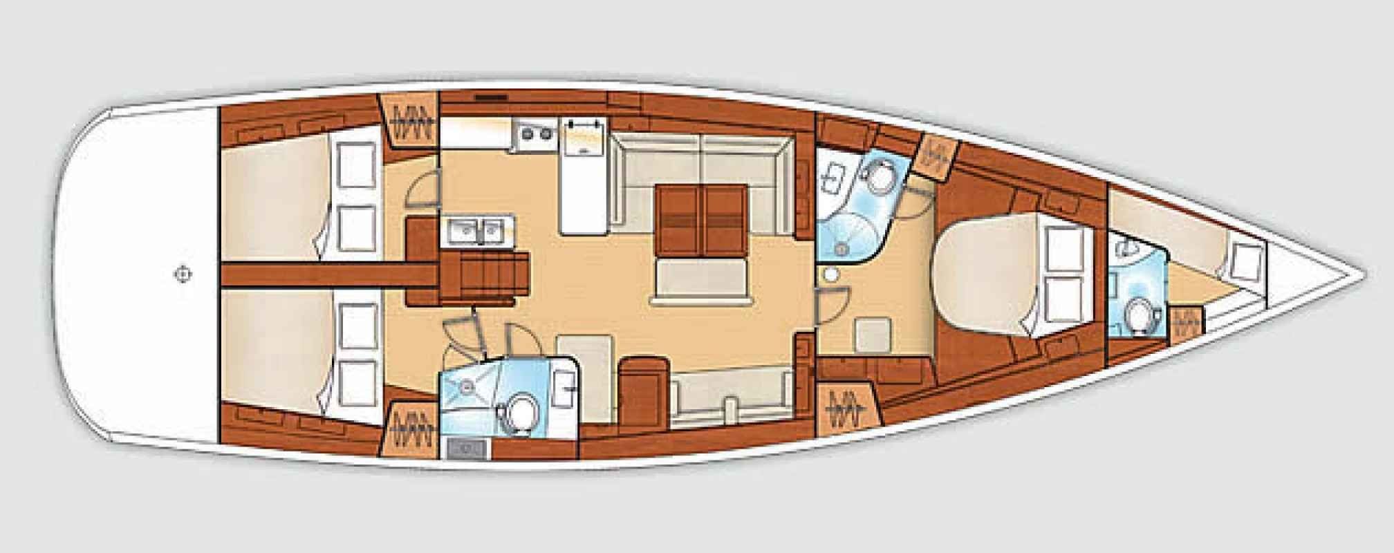 Beneteau Oceanis 54 | Thidawaree