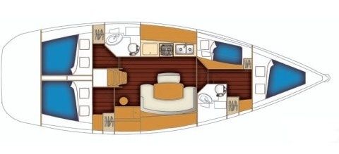 Beneteau Cyclades 43.4 | Hermes