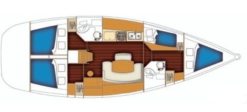 Beneteau Cyclades 43.4 | Hermes