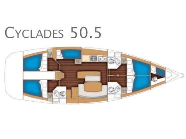 Beneteau Cyclades 50 | Eros Helios