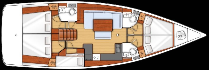 Beneteau Oceanis 48 | Blues