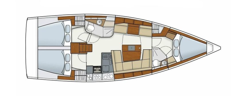 Hanse 415 | Deep Blue