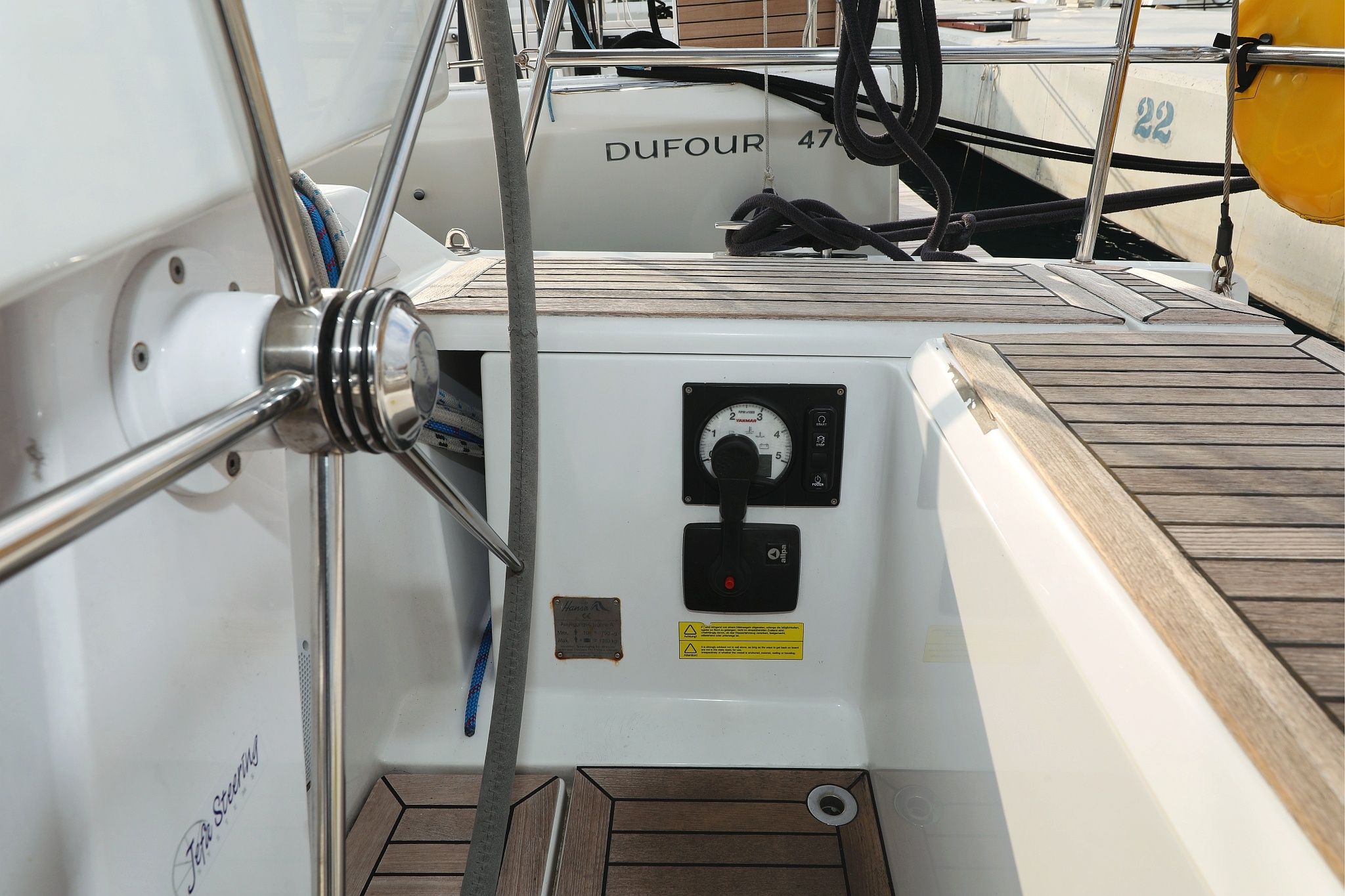 Hanse 455 | Kulfoldi Panna