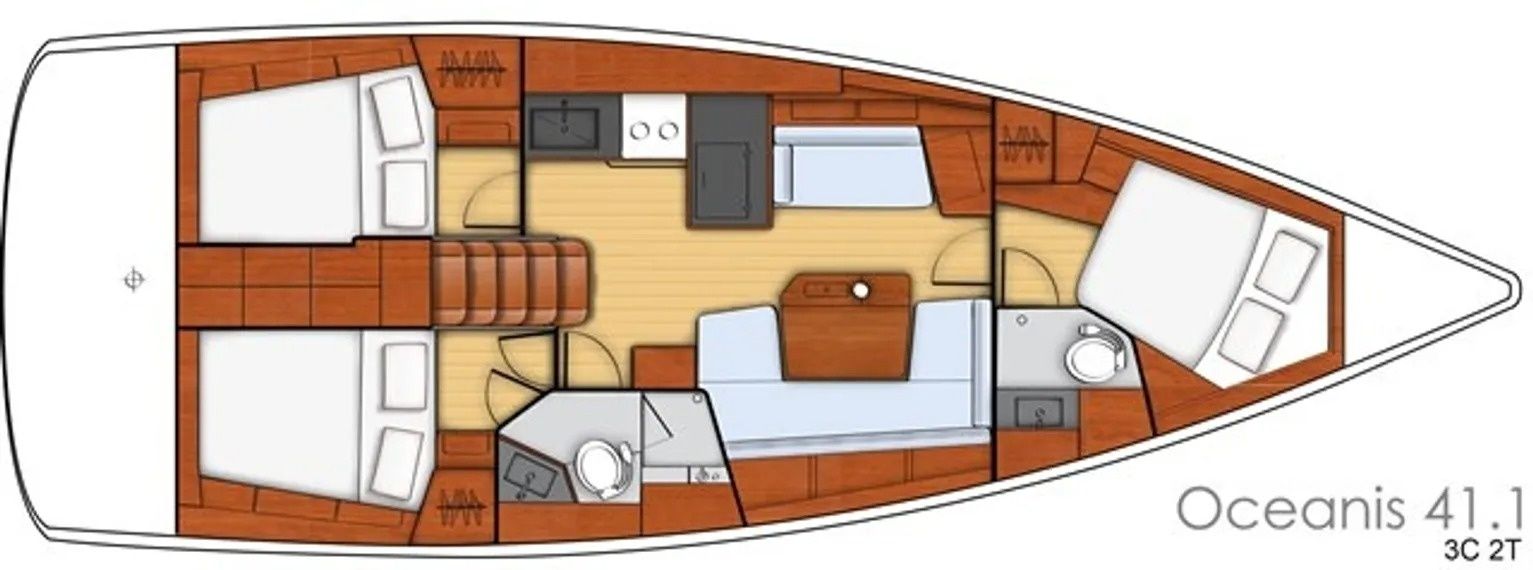 Beneteau Oceanis 41.1 | Poros