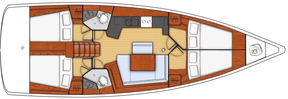 Beneteau Oceanis 45 | Slide