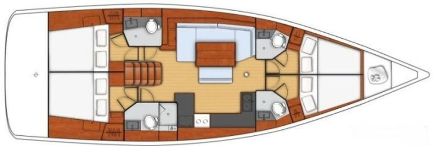 Beneteau Oceanis 48 | Flou