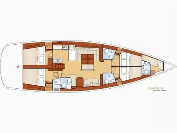 Beneteau Oceanis 54 | Sirena De Oro