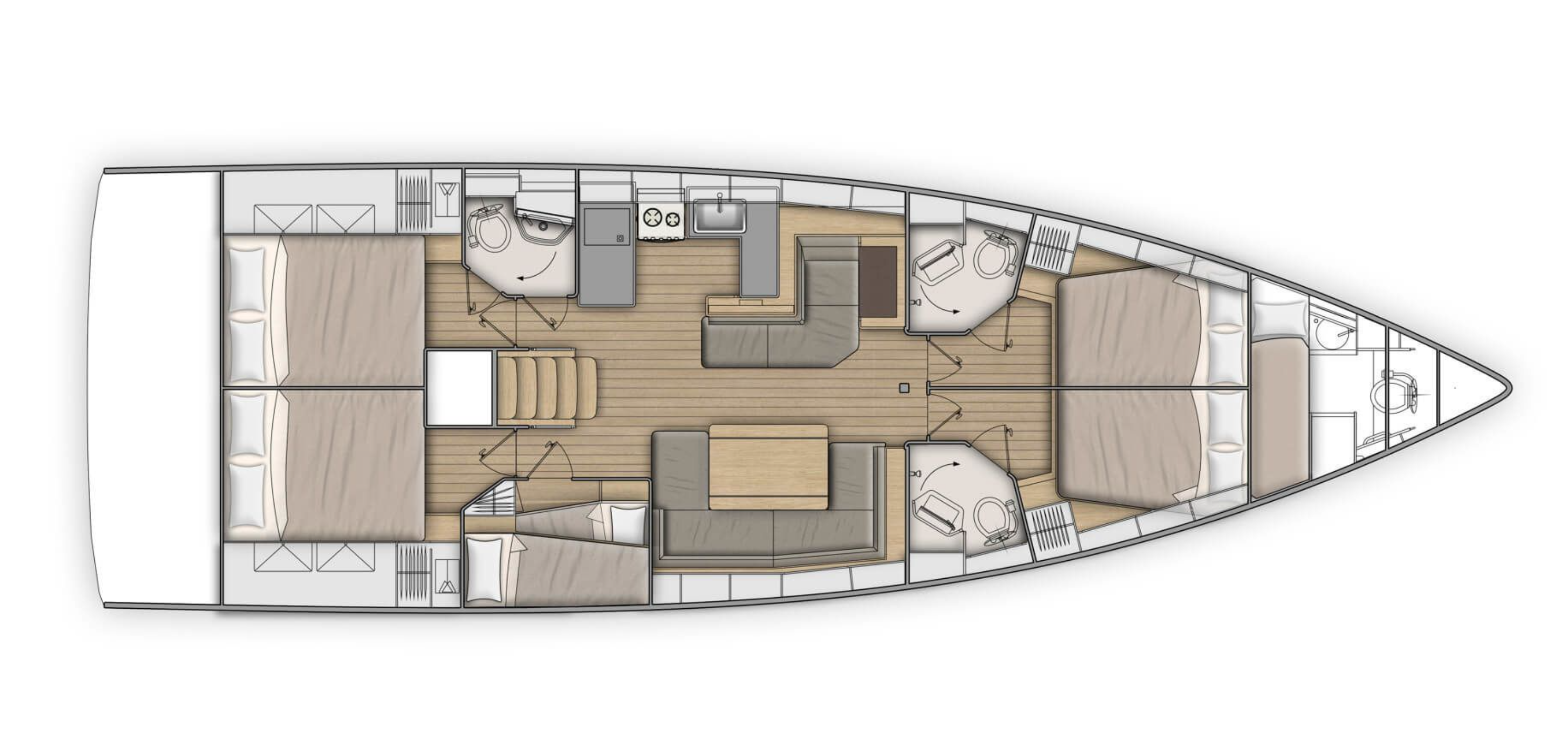 Beneteau Oceanis 51.1 | Avocado