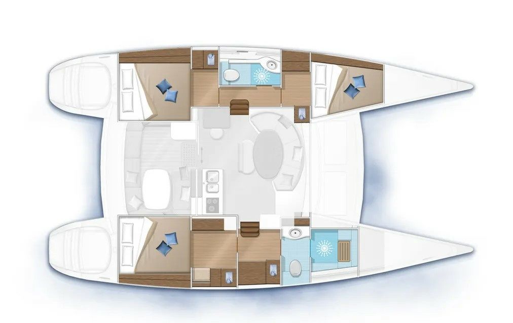 Lagoon 380 S2 | Saint Blue