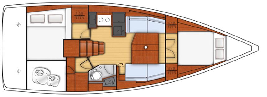 Beneteau Oceanis 38.1 | Arun
