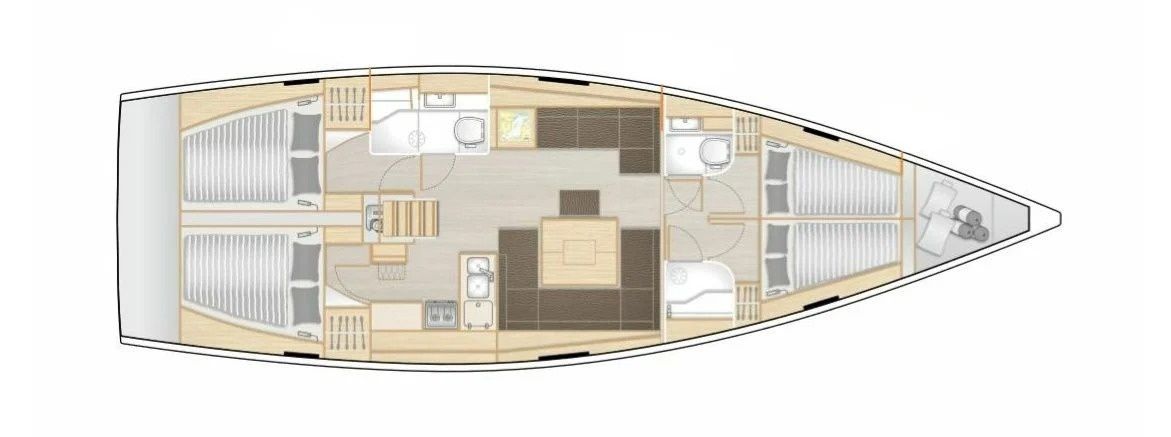 Hanse 458 | Kiveli