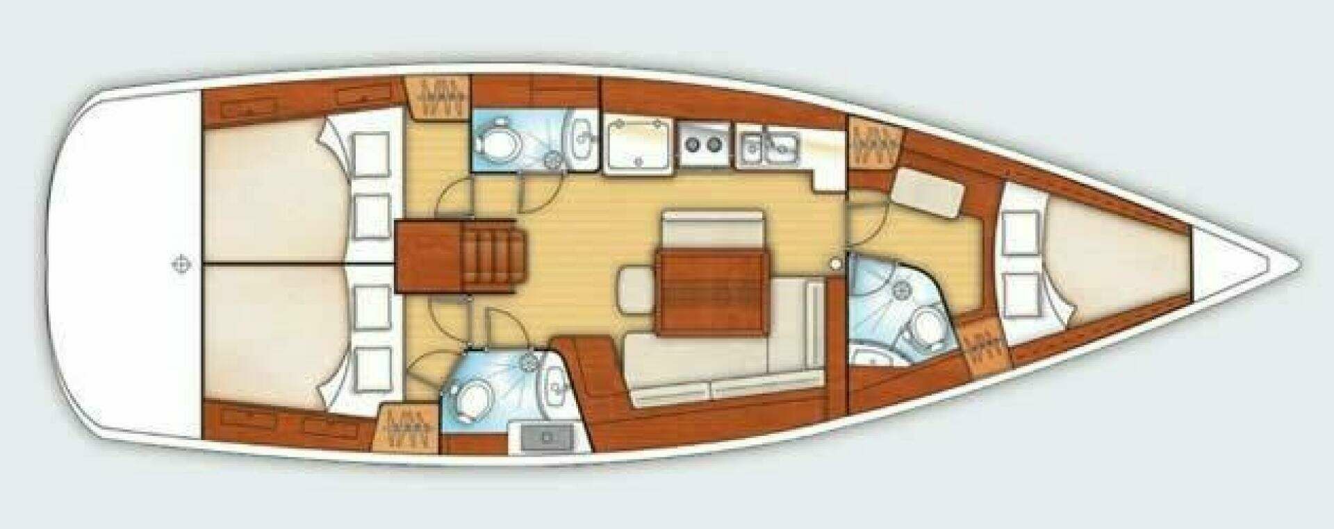 Beneteau Oceanis 43 | Twins