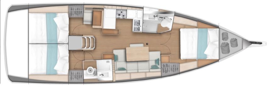 Jeanneau Sun Odyssey 440 | Lucia 2