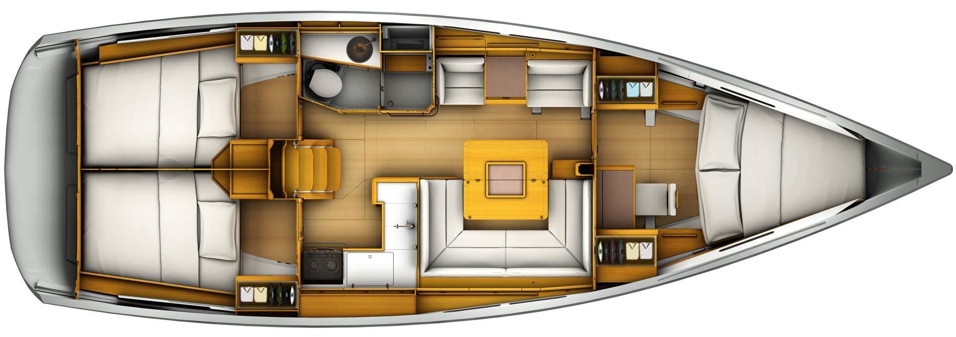 Jeanneau Sun Odyssey 419 | Coconut