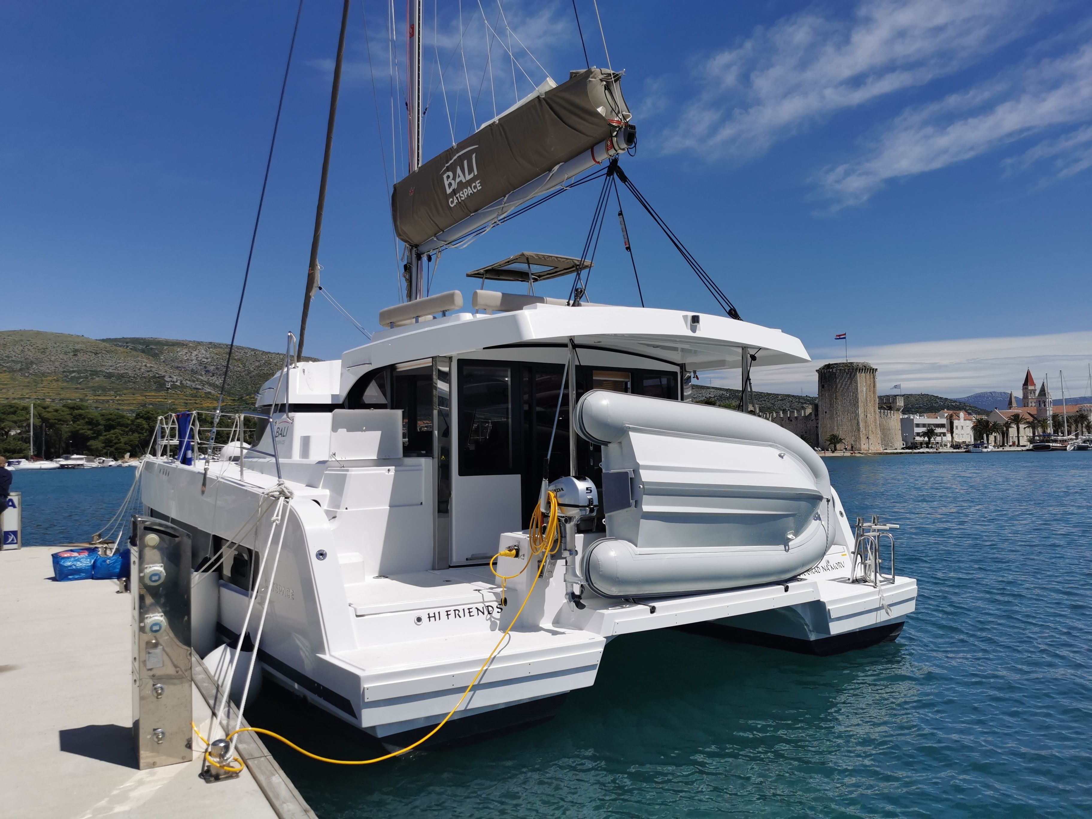 Catamaran Bali Catspace Hi Friends for rent Croatia Boataround