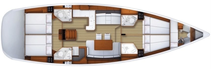 Jeanneau Sun Odyssey 53 | Mocha 2