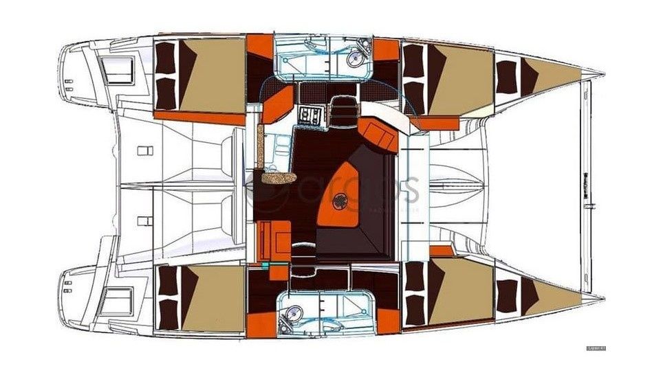 Fountaine Pajot Lipari 41 | Twin Swans