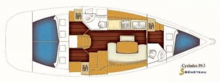 Beneteau Cyclades 39.3 | Lapin