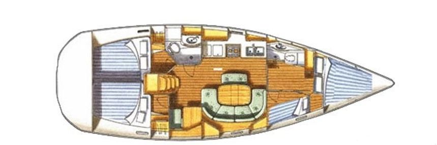 Beneteau Oceanis Clipper 411 | Messalina