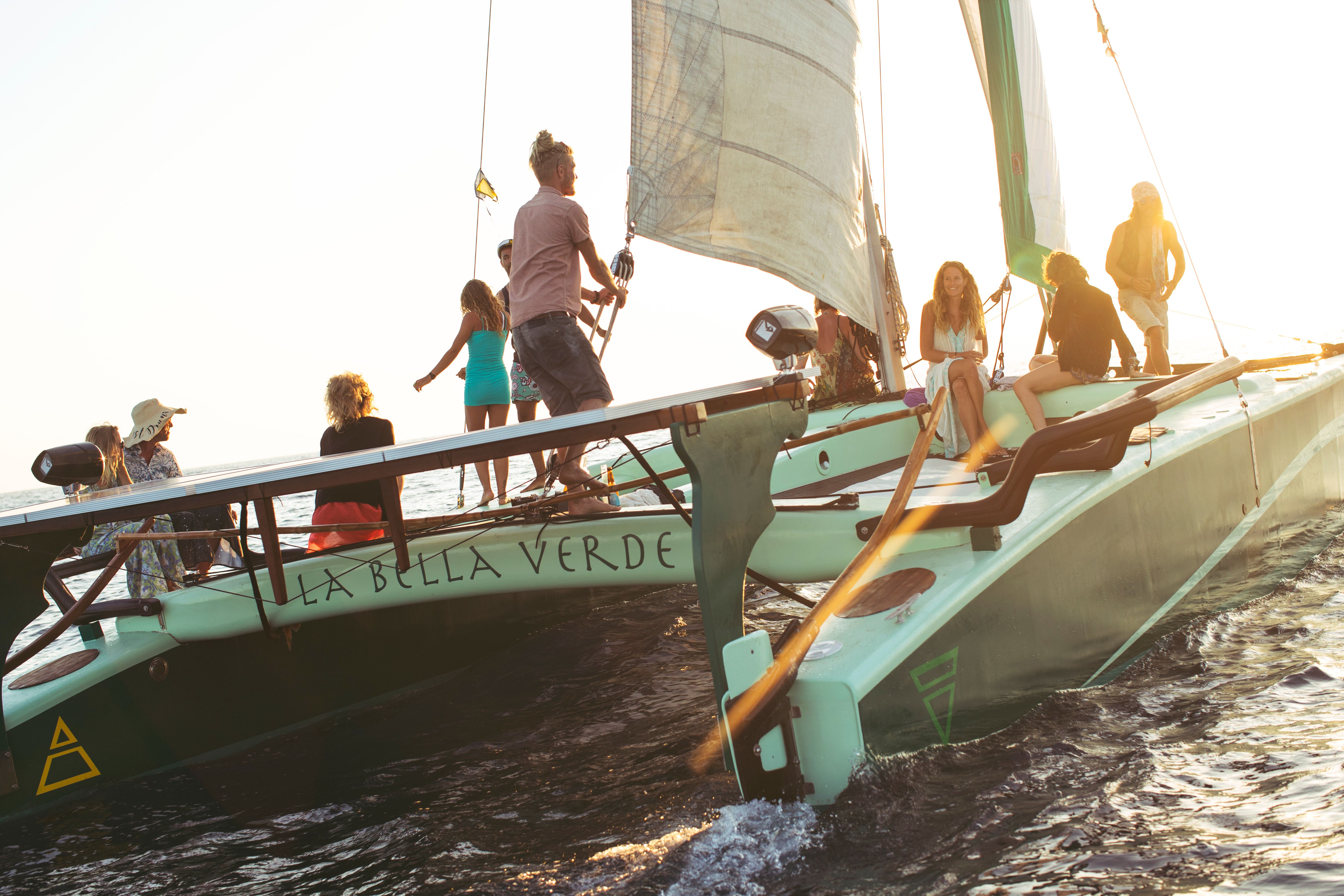 Custom Built Eco Catamaran | La Bella Verde