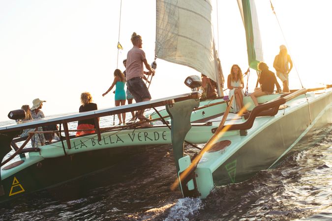 Custom Built Eco Catamaran | La Bella Verde