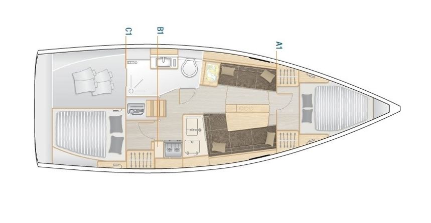 Hanse 348 | Mola 26-2 Rostock